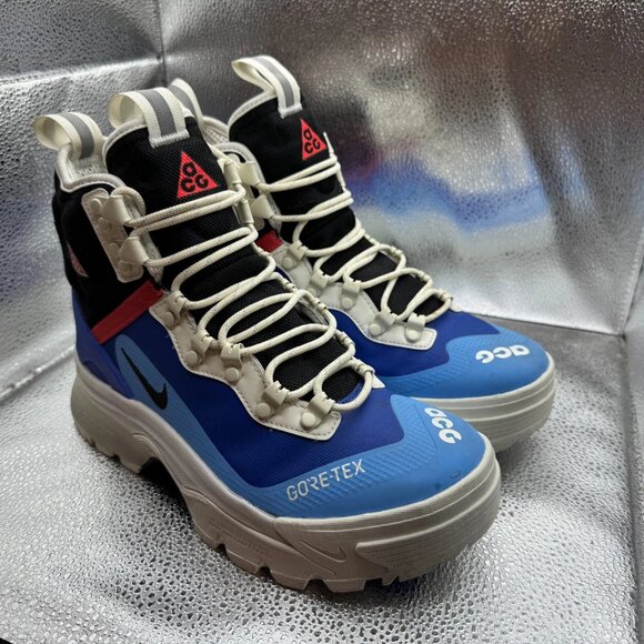 Size 6 Nike ACG Zoom Gaiadome GORE-TEX Mens Hyper Royal Black Sneaker DD2858-400 - Picture 2 of 12